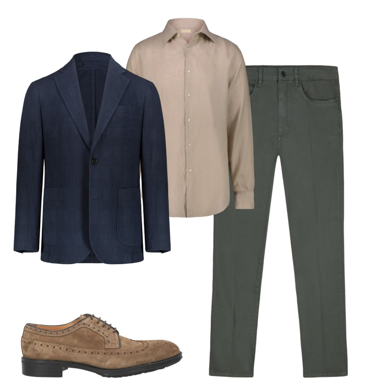 Outfit uomo - Doppelganger. Stile Urban per Tutti i giorni. Abbinamento con scarpe stringate, giacche, camicie, pantaloni.