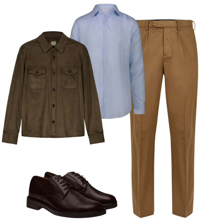 Outfit uomo - Urban trendy. Stile Urban per Tutti i giorni. Abbinamento con giacche, scarpe stringate, pantaloni, camicie.