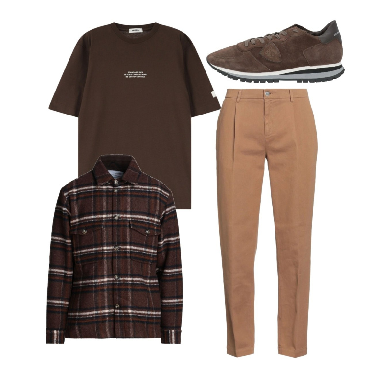 Outfit uomo - City. Stile Casual per Tutti i giorni. Abbinamento con giacche, pantaloni, sneakers, t-shirt.