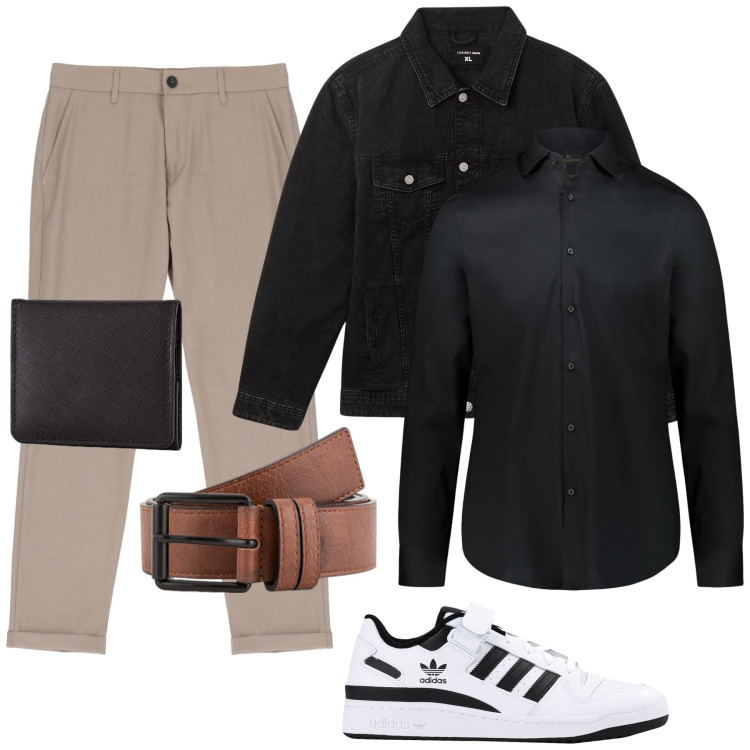 Outfit uomo - Azzardo di colori. Stile Trendy per Serata speciale. Abbinamento con sneakers, giacche, pantaloni, camicie, portamonete, cinture.