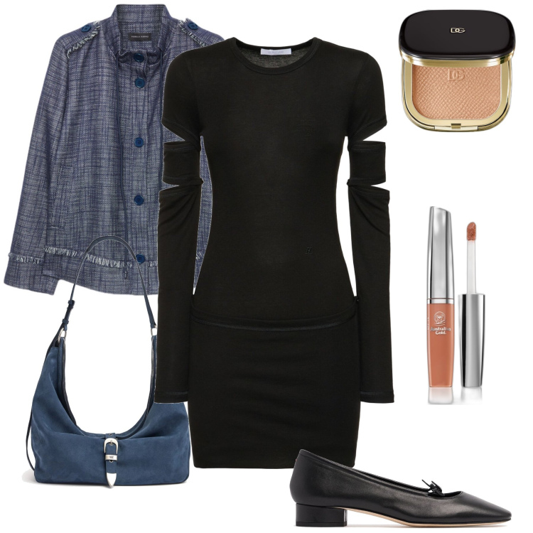Outfit donna - L’abito cut out. Stile Sexy per Serata fuori. Abbinamento con gloss, terre, blazer, ballerine, vestiti midi/longuette, borse a spalla.