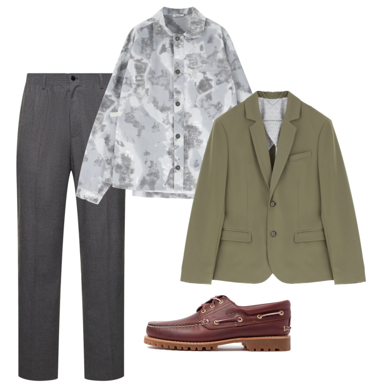 Outfit uomo - Marzo. Stile Trendy per Tutti i giorni. Abbinamento con giacche, camicie, pantaloni, scarpe stringate.
