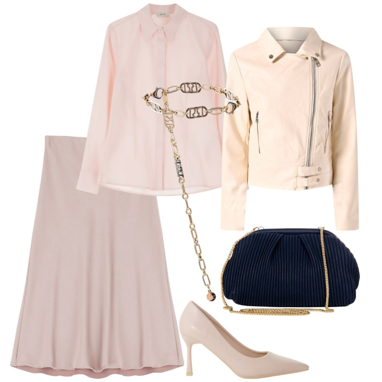 Outfit donna - Bantoa - mid Season sale. Stile Romantica per Cerimonia. Abbinamento con pochette, giacche, cinture, décolleté, camicie, gonne.