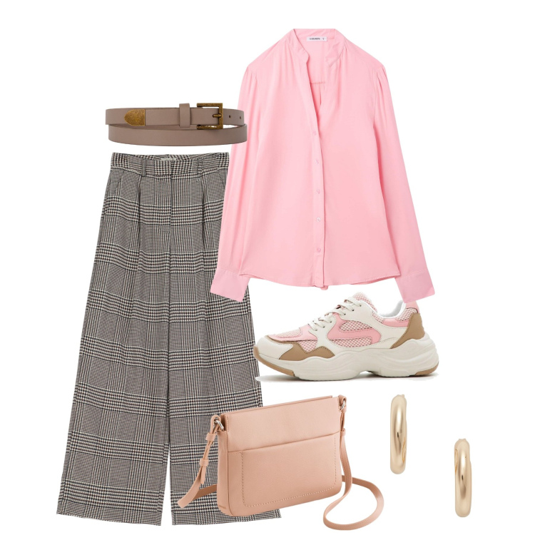 Outfit donna - Bantoa - Mid Season Sale. Stile Bon Ton per Tutti i giorni. Abbinamento con sneakers, camicie, pantaloni, orecchini, cinture, borse a tracolla.