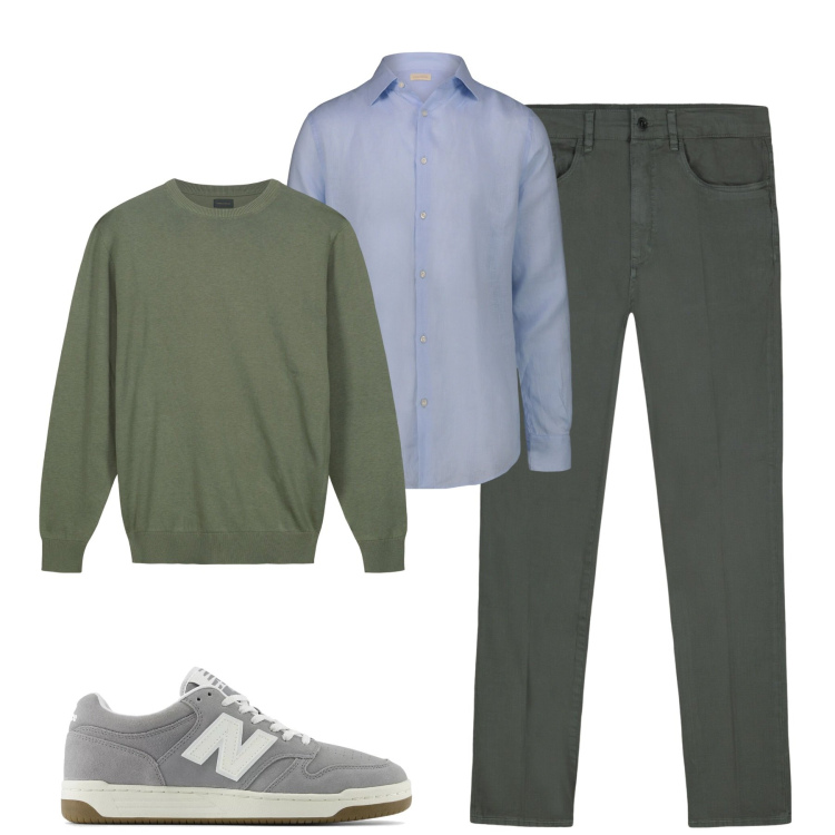 Outfit uomo - Urban aprile. Stile Urban per Tutti i giorni. Abbinamento con sneakers, pantaloni, camicie, maglieria.