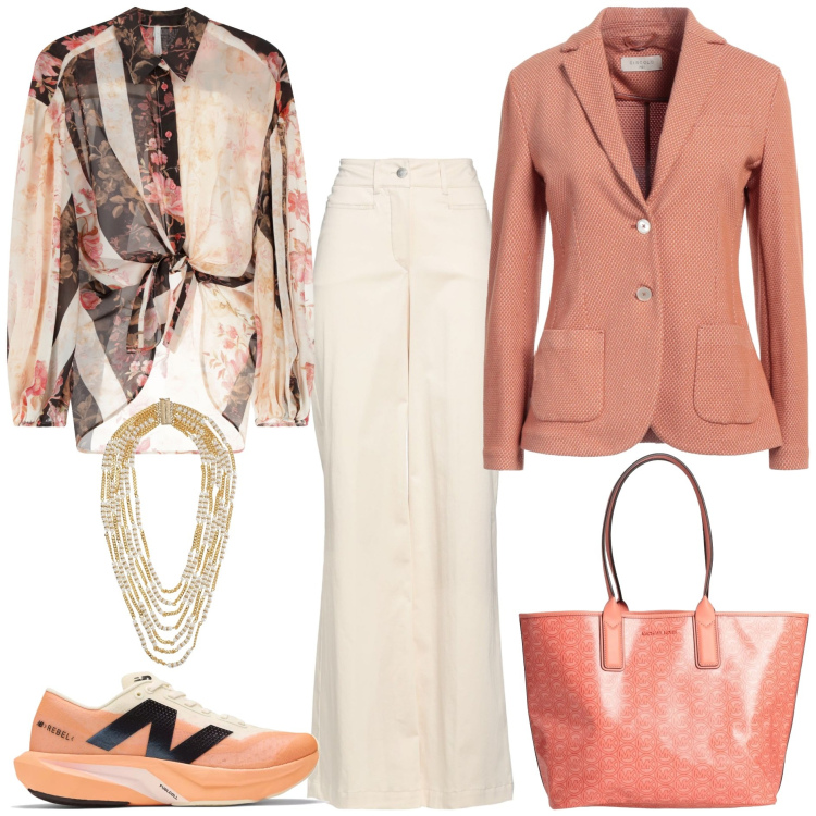 Outfit donna - Irrinunciabili collane - @danipoetessa73. Stile Casual chic per Tutti i giorni. Abbinamento con blazer, borse a mano, pantaloni, sneakers, camicie, collane.