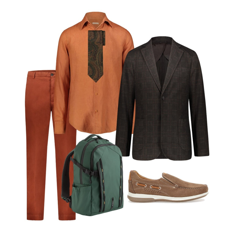 Outfit uomo - "Vado in Palestra". Stile Urban per Tutti i giorni. Abbinamento con pantaloni, giacche, scarpe stringate, camicie, cravatte, borse sportive.