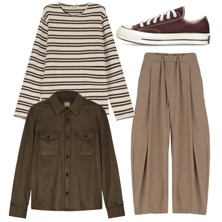 Outfit uomo - Oversize. Stile Trendy per Tutti i giorni. Abbinamento con pantaloni, felpe, giacche, sneakers.