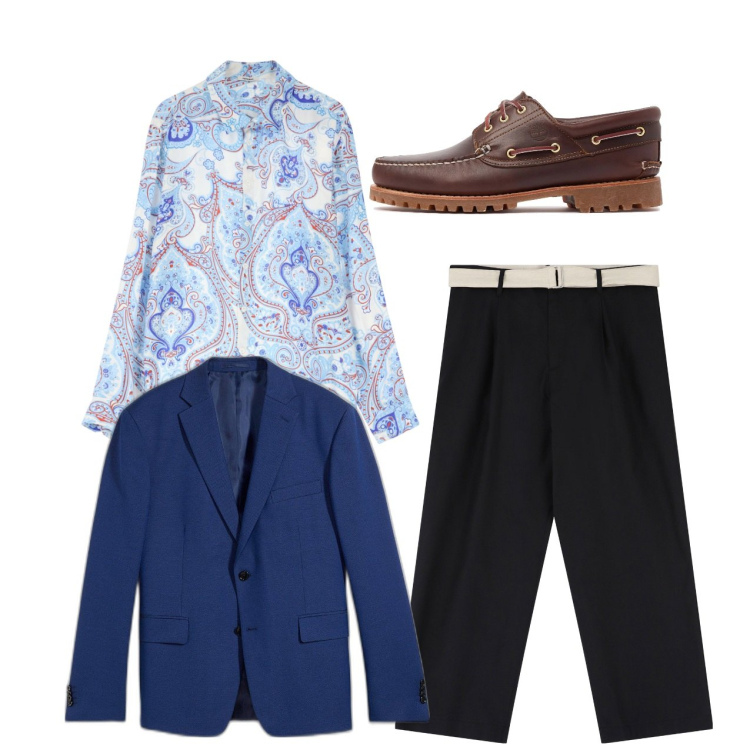 Outfit uomo - La giacca blu. Stile Casual per Tutti i giorni. Abbinamento con giacche, pantaloni, camicie, scarpe stringate.