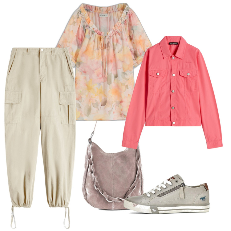 Outfit donna - Utility Soft - Il nuovo minimalismo prim. Stile Casual per Tutti i giorni. Abbinamento con borse a mano, bluse, sneakers, pantaloni cargo, blazer.