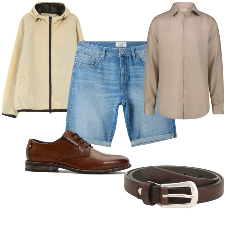 Outfit uomo - La cintura in pelle è trendy. Stile Trendy per Tutti i giorni. Abbinamento con scarpe stringate, bermuda, cinture, giacche, camicie.