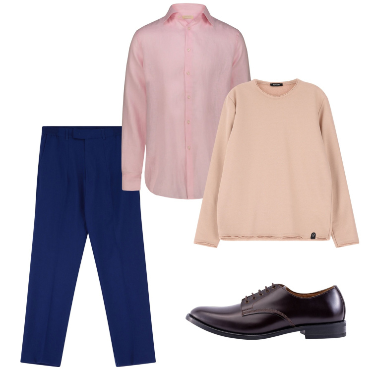 Outfit uomo - Colors. Stile Casual per Tutti i giorni. Abbinamento con pantaloni, felpe, camicie, scarpe stringate.