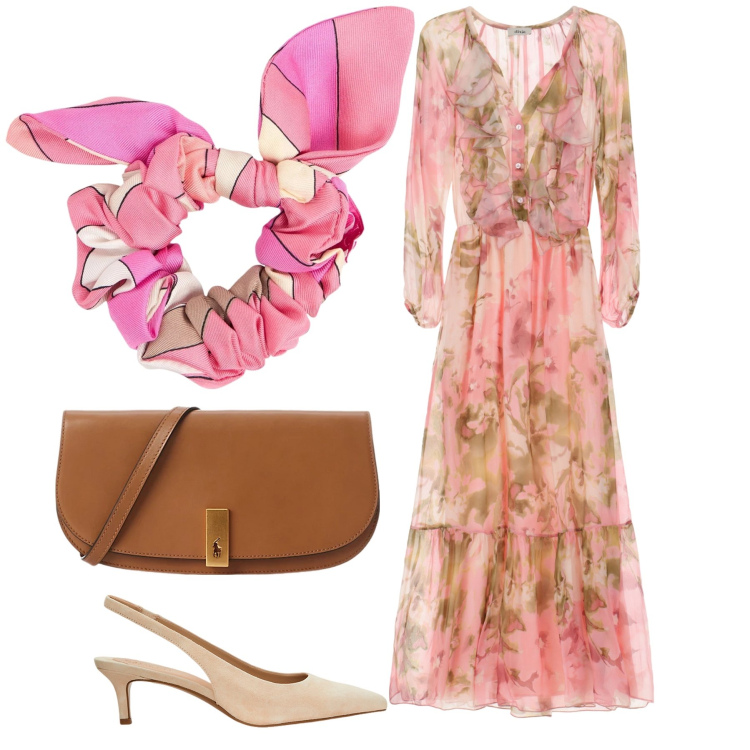 Outfit donna - Eterea cerimonia. Stile Bon Ton per Cerimonia. Abbinamento con vestiti lunghi, décolleté, clutch, accessori per capelli.