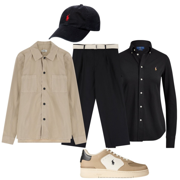 Outfit uomo - Trendy in città. Stile Trendy per Tutti i giorni. Abbinamento con pantaloni, giacche, cappelli, camicie, sneakers.