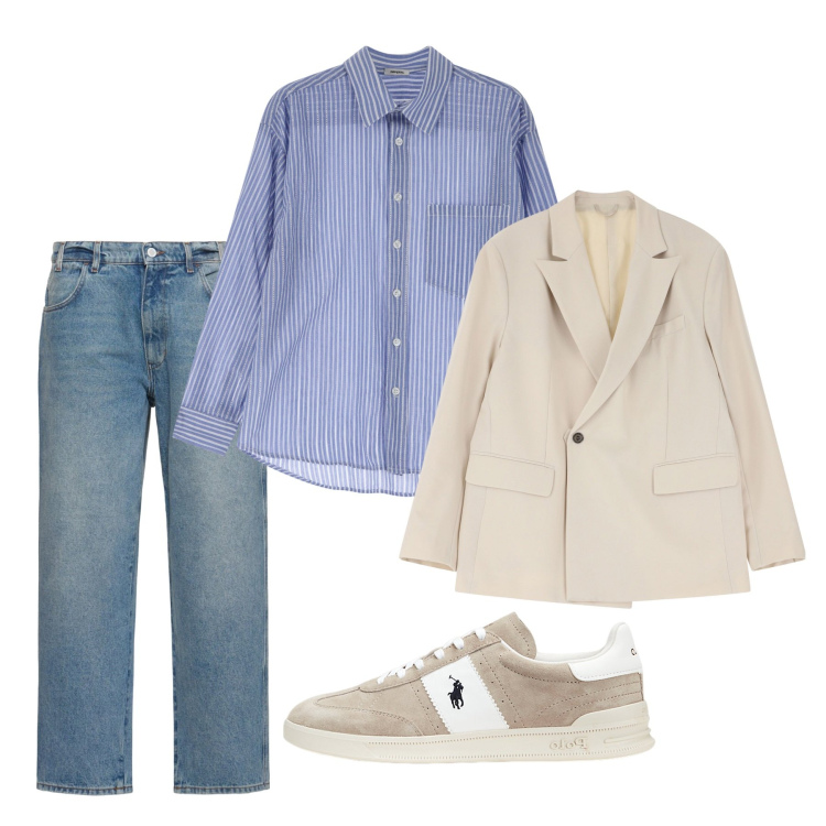 Outfit uomo - Aprile. Stile Casual per Tutti i giorni. Abbinamento con sneakers, giacche, camicie, jeans.