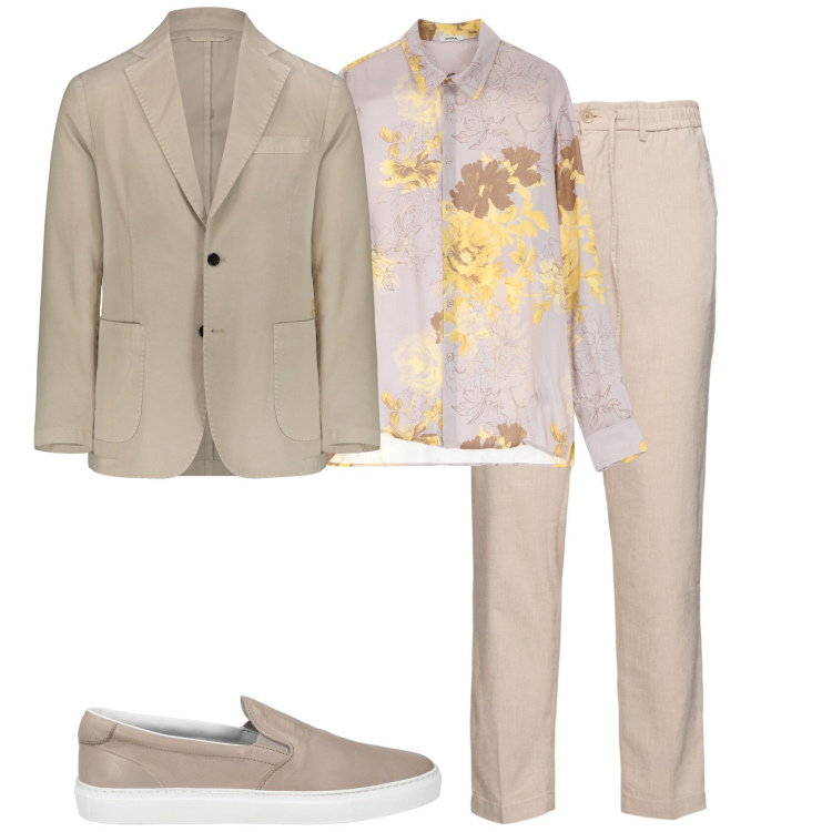 Outfit uomo - City. Stile Trendy per Tutti i giorni. Abbinamento con sneakers, camicie, giacche, pantaloni.