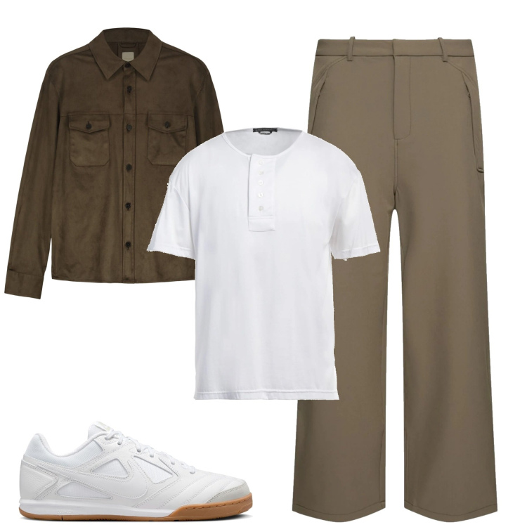 Outfit uomo - City. Stile Urban per Tutti i giorni. Abbinamento con t-shirt, giacche, pantaloni, sneakers.