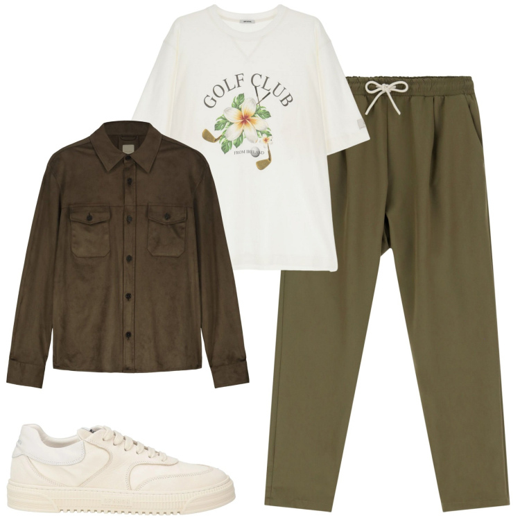 Outfit uomo - City. Stile Casual per Tutti i giorni. Abbinamento con sneakers, t-shirt, pantaloni, giacche.