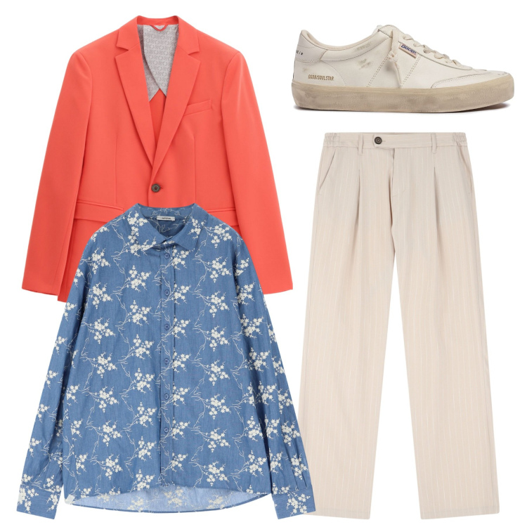 Outfit uomo - Colore. Stile Casual per Tutti i giorni. Abbinamento con camicie, pantaloni, giacche, sneakers.