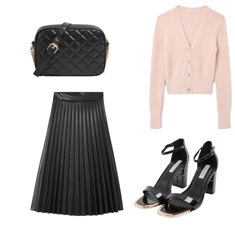 Outfit donna - Non ti sbagli mai. Stile Romantica per Tutti i giorni. Abbinamento con sabot, borse a tracolla, cardigans, gonne lunghe.