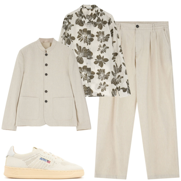 Outfit uomo - City. Stile Trendy per Tutti i giorni. Abbinamento con pantaloni, giacche, camicie, sneakers.