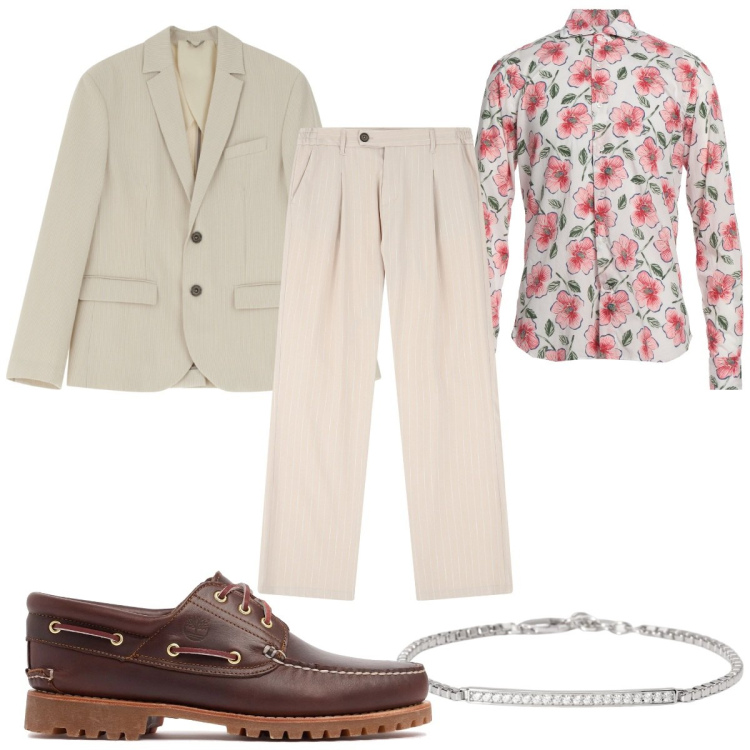 Outfit uomo - Mocassini in primavera. Stile Trendy per Tutti i giorni. Abbinamento con camicie, braccialetti, pantaloni, giacche, scarpe stringate.