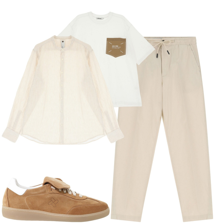 Outfit uomo - La scarpa ibrida. Stile Urban per Tutti i giorni. Abbinamento con pantaloni chino, t-shirt, camicie, sneakers.