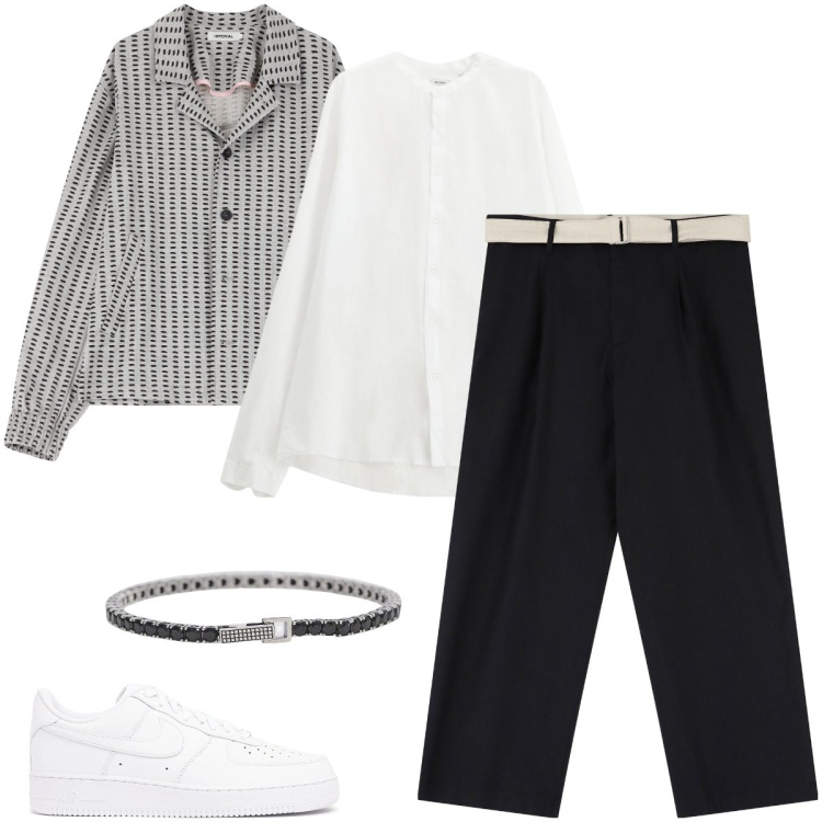 Outfit uomo - Il completo di Imperial. Stile Trendy per Cerimonia. Abbinamento con braccialetti, pantaloni, cappotti, camicie, sneakers.
