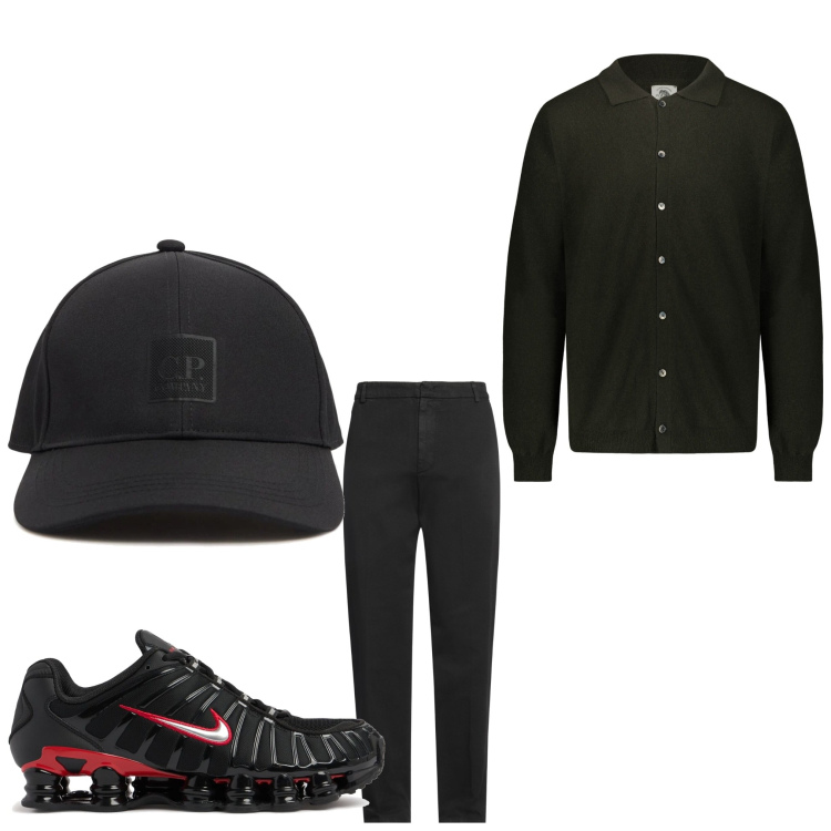 Outfit uomo - Polo e sneakers. Stile Casual per Tutti i giorni. Abbinamento con pantaloni chino, polo, sneakers, cappelli.