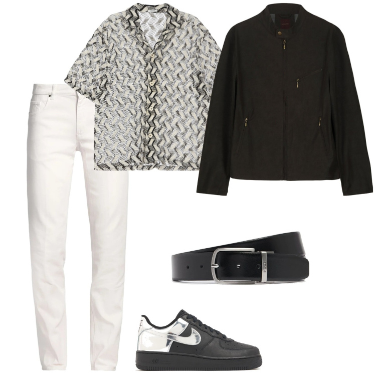 Outfit uomo - La scarpa per quando vuoi. per Serata speciale. Abbinamento con pantaloni, camicie a manica corta, giacche, cinture, sneakers.