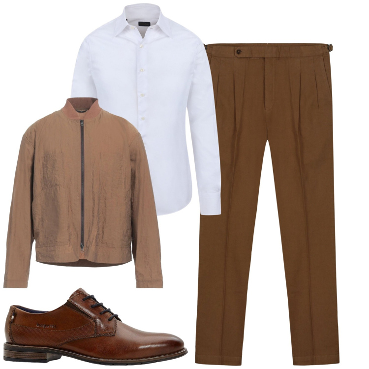 Outfit uomo - Total look #2119214. Stile Urban per Tutti i giorni. Abbinamento con scarpe stringate, giacche, pantaloni, camicie.