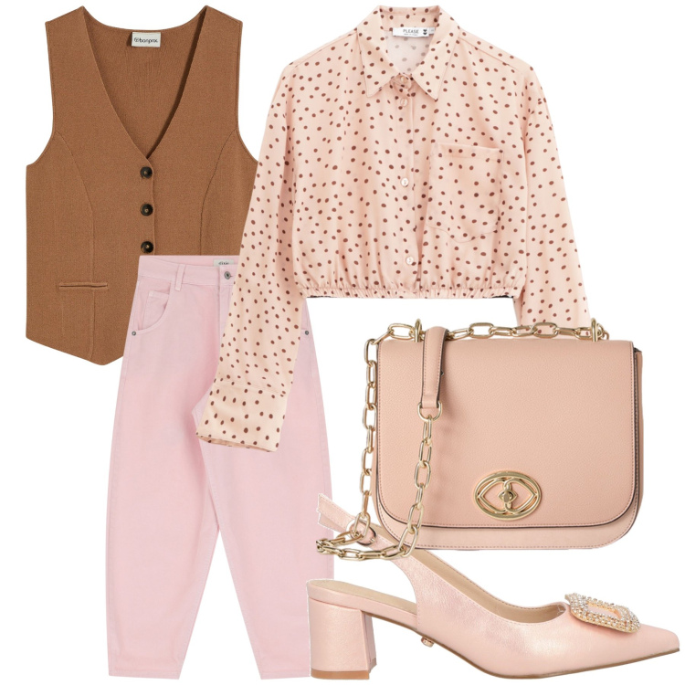 Outfit donna - Gile per l ufficio. Stile Urban per Ufficio. Abbinamento con maglieria, décolleté, camicie, jeans, borse a tracolla.