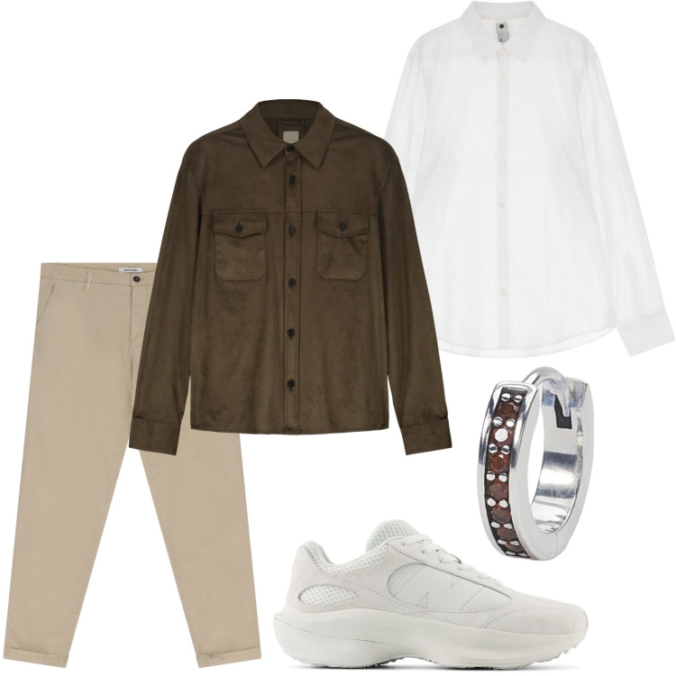 Outfit uomo - Giochi di trasparenze. Stile Trendy per Tutti i giorni. Abbinamento con orecchini, sneakers, pantaloni chino, camicie, giacche.