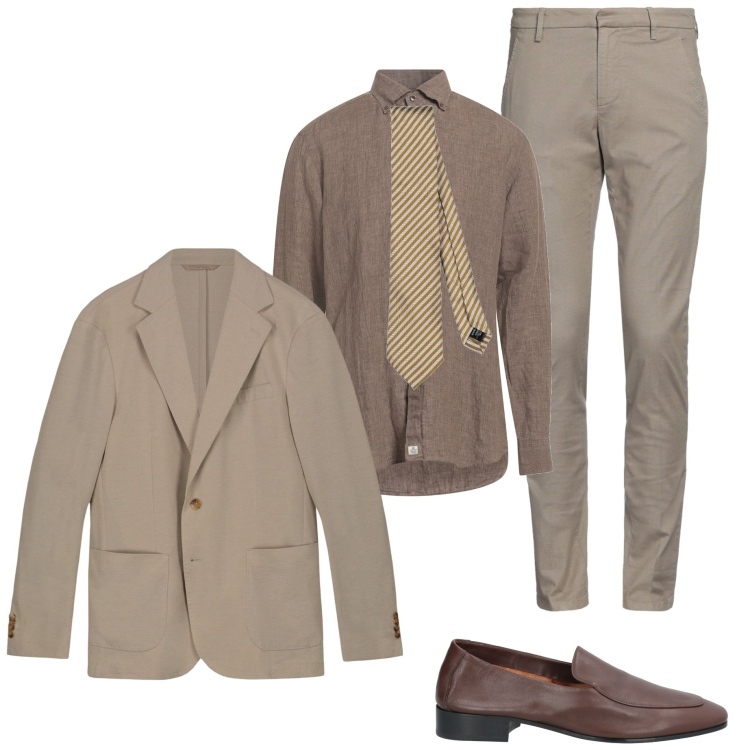 Outfit uomo - Riunione in ufficio. Stile Business/Elegante per Ufficio. Abbinamento con camicie, cravatte, pantaloni chino, scarpe stringate, giacche.