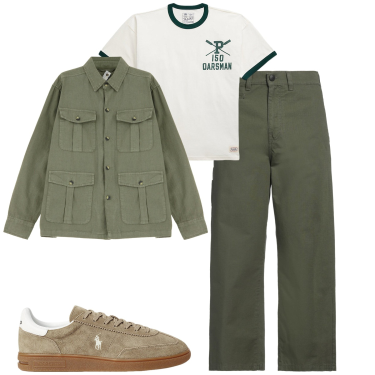 Outfit uomo - City. Stile Casual per Tutti i giorni. Abbinamento con pantaloni, cappotti, sneakers, t-shirt.