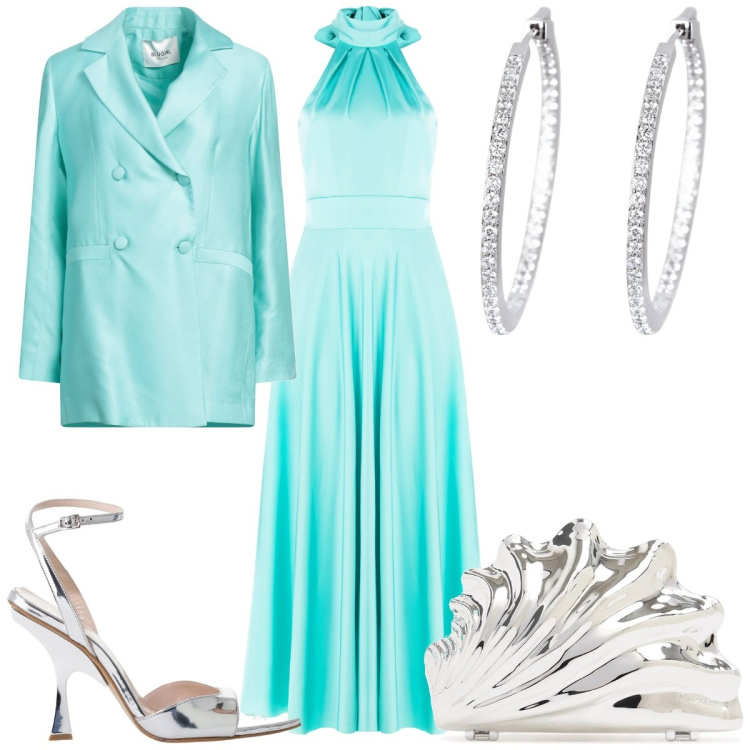 Outfit donna - Speciale mini bag- pochette glamour. Stile Glamour per Cerimonia. Abbinamento con blazer, décolleté, orecchini, vestiti lunghi, pochette.