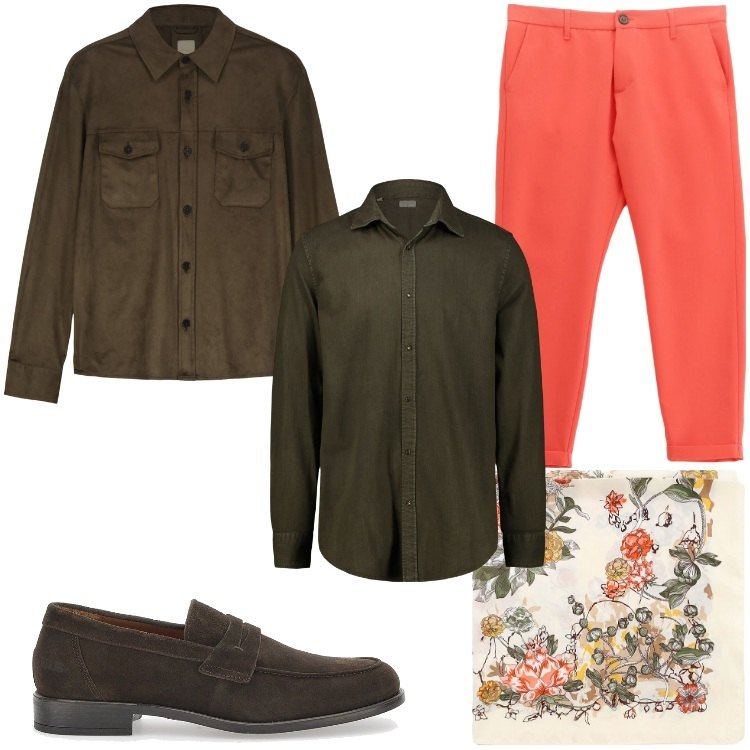Outfit uomo - Total look #2127165. Stile Business/Elegante per Ufficio. Abbinamento con pantaloni, sciarpe e foulard, scarpe stringate, giacche, camicie.