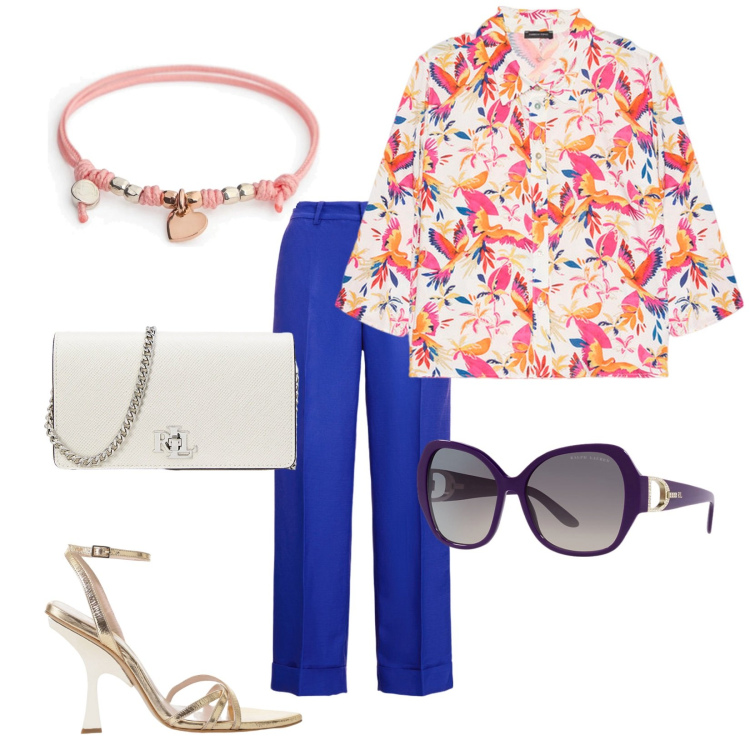 Outfit donna - La mini bag effetto texture. Stile Trendy per Cerimonia. Abbinamento con sandali col tacco, occhiali da sole, pantaloni, borse a tracolla, camicie, braccialetti.