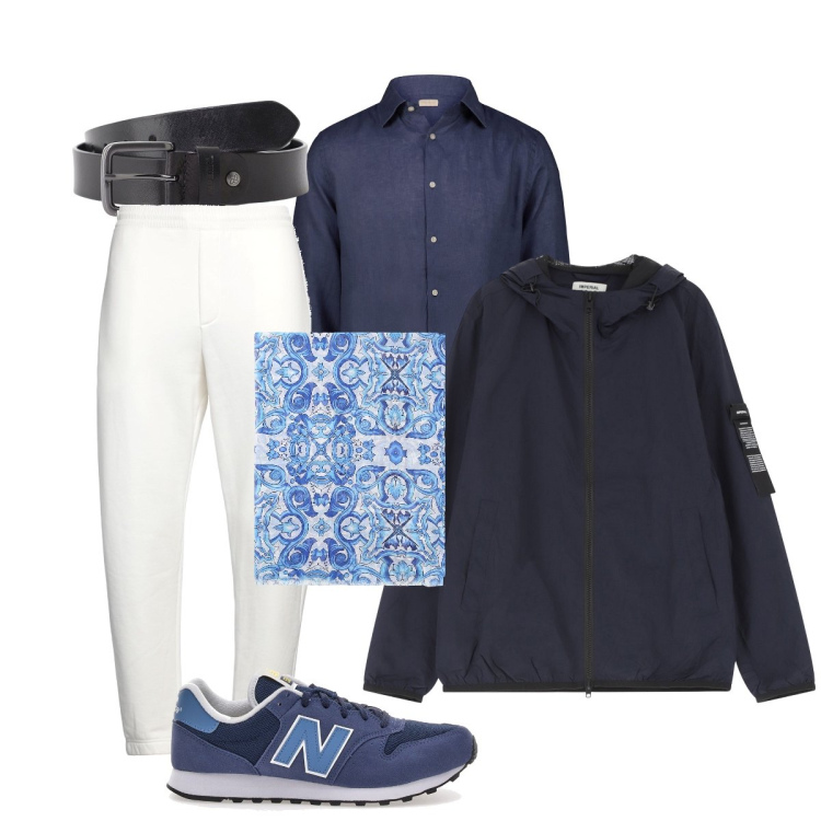 Outfit uomo - Sportivo con un tocco di eleganza. Stile Trendy per Tutti i giorni. Abbinamento con pantaloni, giacche, cinture, sciarpe e foulard, sneakers, camicie.