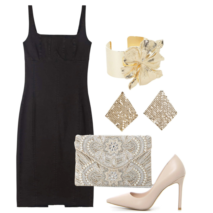 Outfit donna - Speciale Mini Bag - Piccola, chic, indis. Stile Chic per Cerimonia. Abbinamento con pochette, vestiti lunghi, orecchini, braccialetti, décolleté.