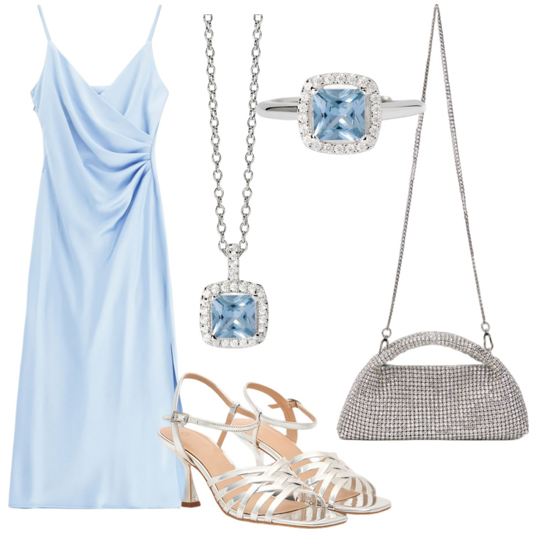 Outfit donna - Mini bag special. Stile Chic per Cerimonia. Abbinamento con collane, anelli, vestiti midi/longuette, sandali col tacco, clutch.