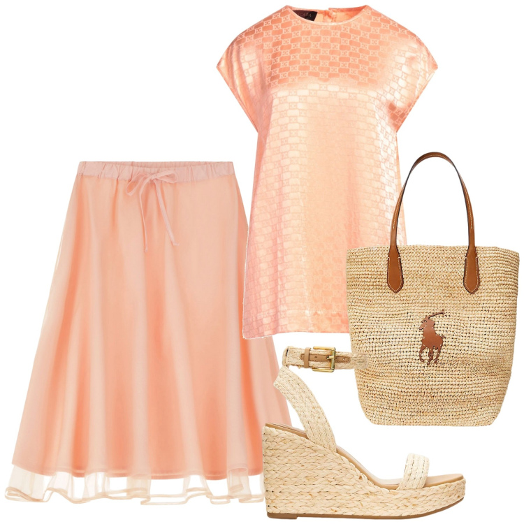 Outfit donna - Scarpe e borsa in corda. Stile Boho per Tutti i giorni. Abbinamento con top, gonne longuette, borse tote, zeppe.