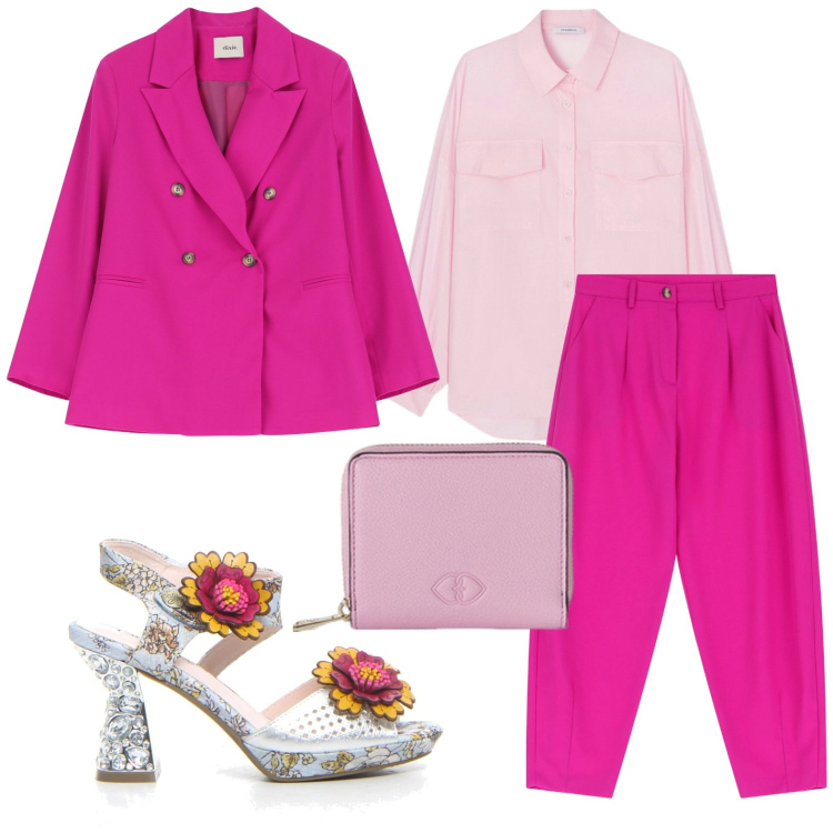 Outfit donna - New Shop: Boscaini Scarpe!. Stile Bon Ton per Serata fuori. Abbinamento con blazer, pantaloni, camicie, portafogli, sandali col tacco.