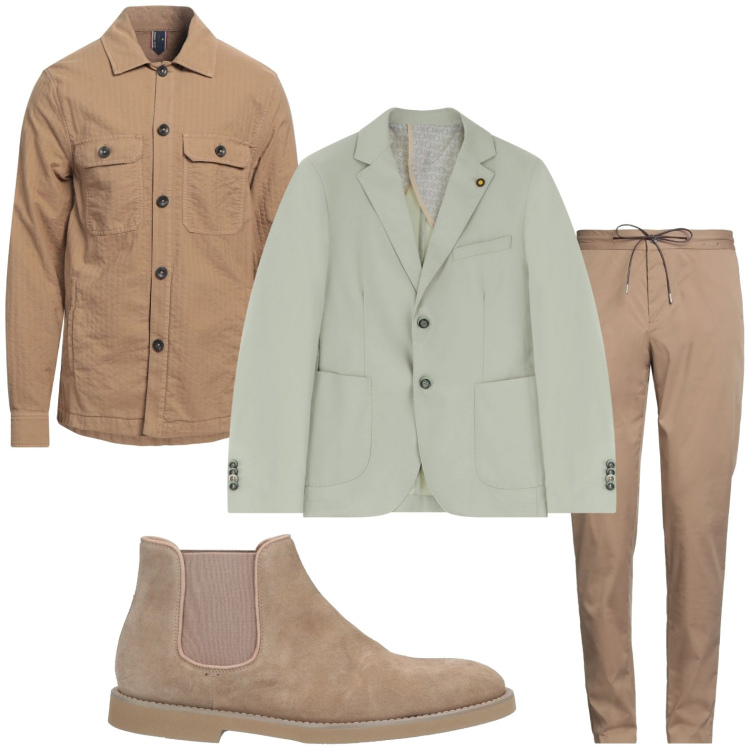 Outfit uomo - La giacca urban. Stile Urban per Ufficio. Abbinamento con pantaloni, camicie, stivali e stivaletti, giacche.