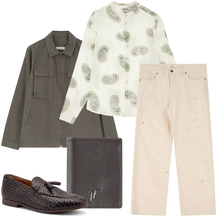 Outfit uomo - I mocassini moka. Stile Trendy per Ufficio. Abbinamento con portafogli, cappotti, pantaloni, camicie, scarpe stringate.