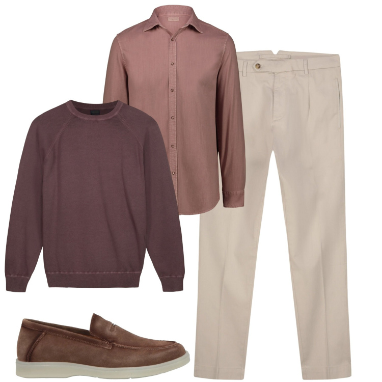 Outfit uomo - Doppelganger. Stile Urban per Tutti i giorni. Abbinamento con scarpe stringate, pantaloni, maglieria, camicie.