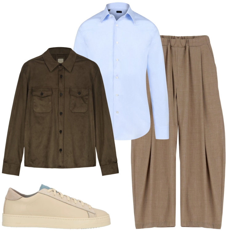 Outfit uomo - City. Stile Trendy per Tutti i giorni. Abbinamento con sneakers, pantaloni, giacche, camicie.