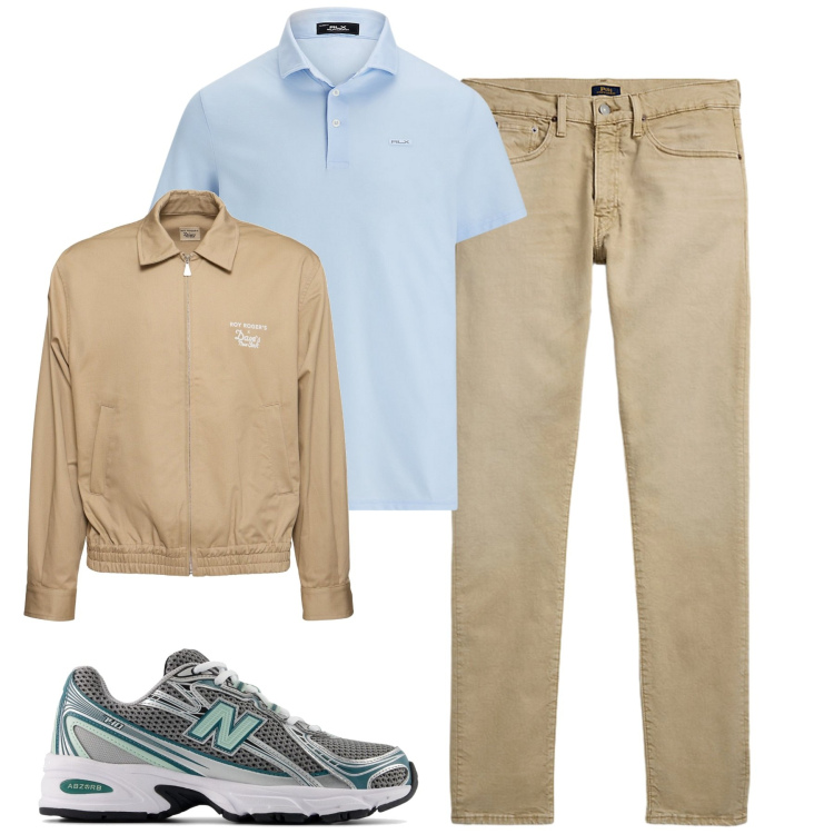 Outfit uomo - Da mattina a sera. Stile Casual per Tutti i giorni. Abbinamento con sneakers, jeans, polo, giacche.