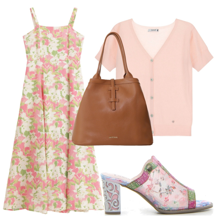 Outfit donna - La tua idea in stile bohemien. Stile Boho per Tutti i giorni. Abbinamento con cardigans, borse tote, vestiti lunghi, sabot.