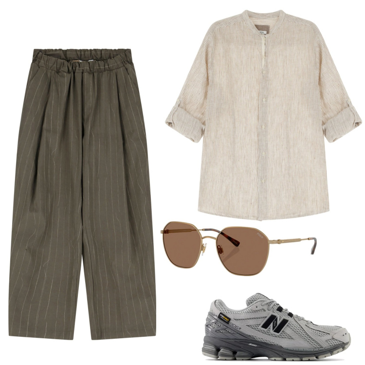 Outfit uomo - Eleganza rilassata. Stile Casual per Tutti i giorni. Abbinamento con sneakers, pantaloni, camicie, occhiali da sole.